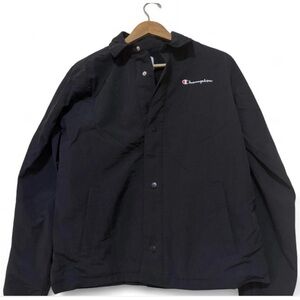 Champion Lightweight Windbreaker Fleece lined Black Jacket Sz XL Kids Size 18-20